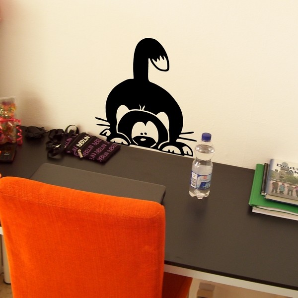 Exemple de stickers muraux: Chat Cartoon